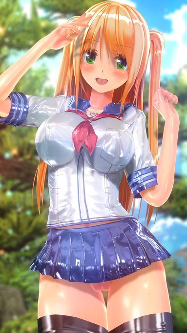 まんチラセーラーガール
#COM3D2 