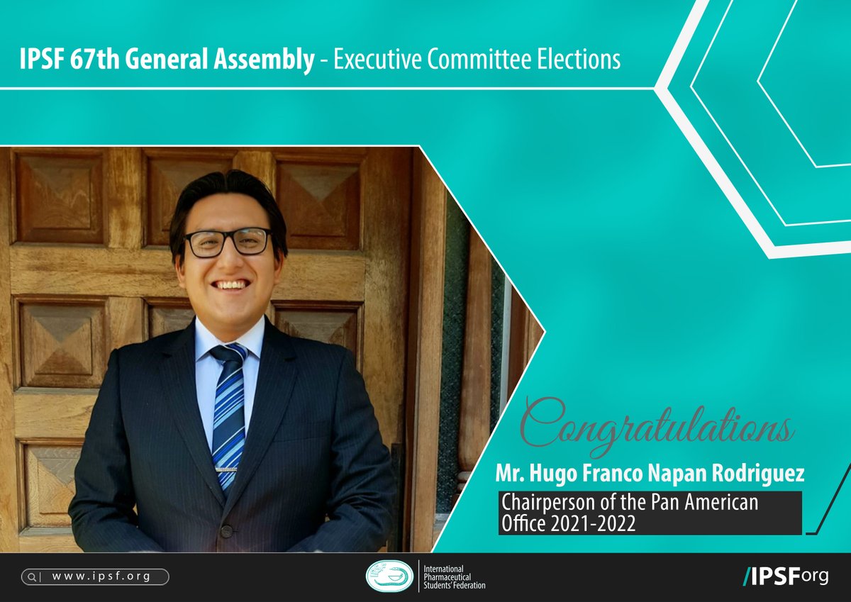 IPSForg's tweet photo. Congratulations to the Chairperson of the Pan American Regional Office 2021 -2022: Mr. Hugo Franco Napan Rodriguez for being elected during the General Assembly
#IPSForg #67thGeneralAssembly https://t.co/s2B5IrMqUZ