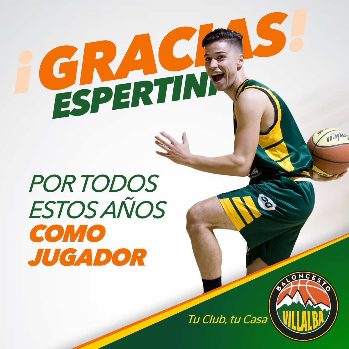 ubvillalba's tweet photo. Roberto Espertini deja el club tras muchos años como jugador. Desde Baloncesto Villalba queremos agradecer tu esfuerzo y dedicación en todos estos años en los que has sido una parte importantísima de nuestro club. Pasión y entrega!!Esta es y siempre será tu casa Roberto! https://t.co/ZJCpVcfyyw