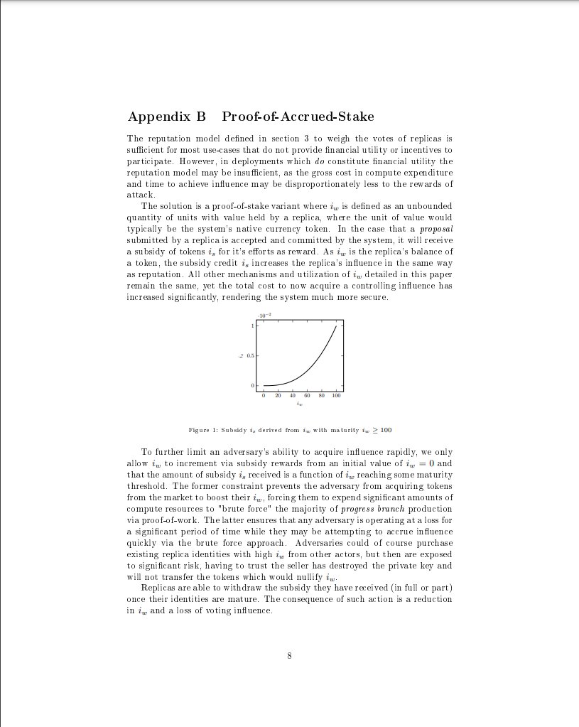 This may be useful today re: the US vote. It's a paper detailing novel consensus using variants of POW &amp; POS. Not final draft yet but I've worked feverishly on relevant sections to highlight the issue of excluding only POW in the bill.  Would it capture this or not?  Very grey!