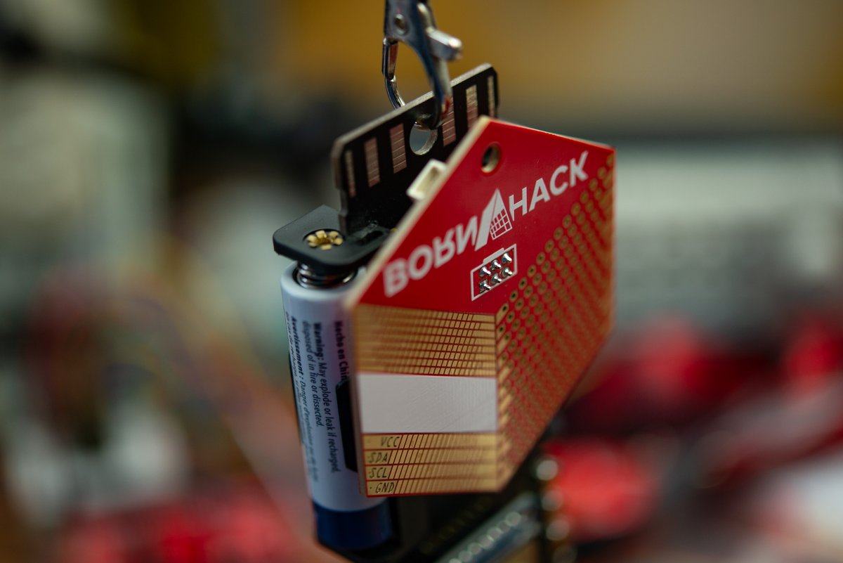 BornHack Badge tweet media