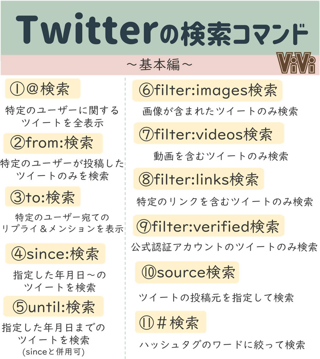 Twitterの検索コマンド】特定の日付に絞ったり、ポジティブな内容に