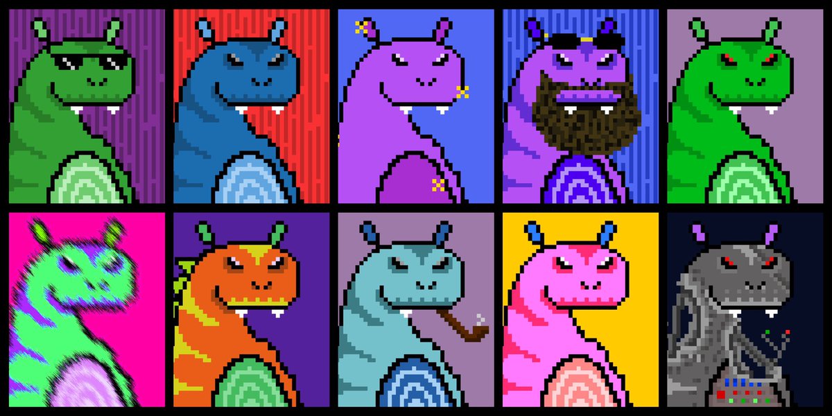 MonstrrrNFT's tweet photo. β€οΈβπ₯ HI EVERYONE β€οΈβπ₯
Who remembers us?
Should the #Monstrrr come back with new designs?
#NFT #NFTs https://t.co/FJOJAHtlA3