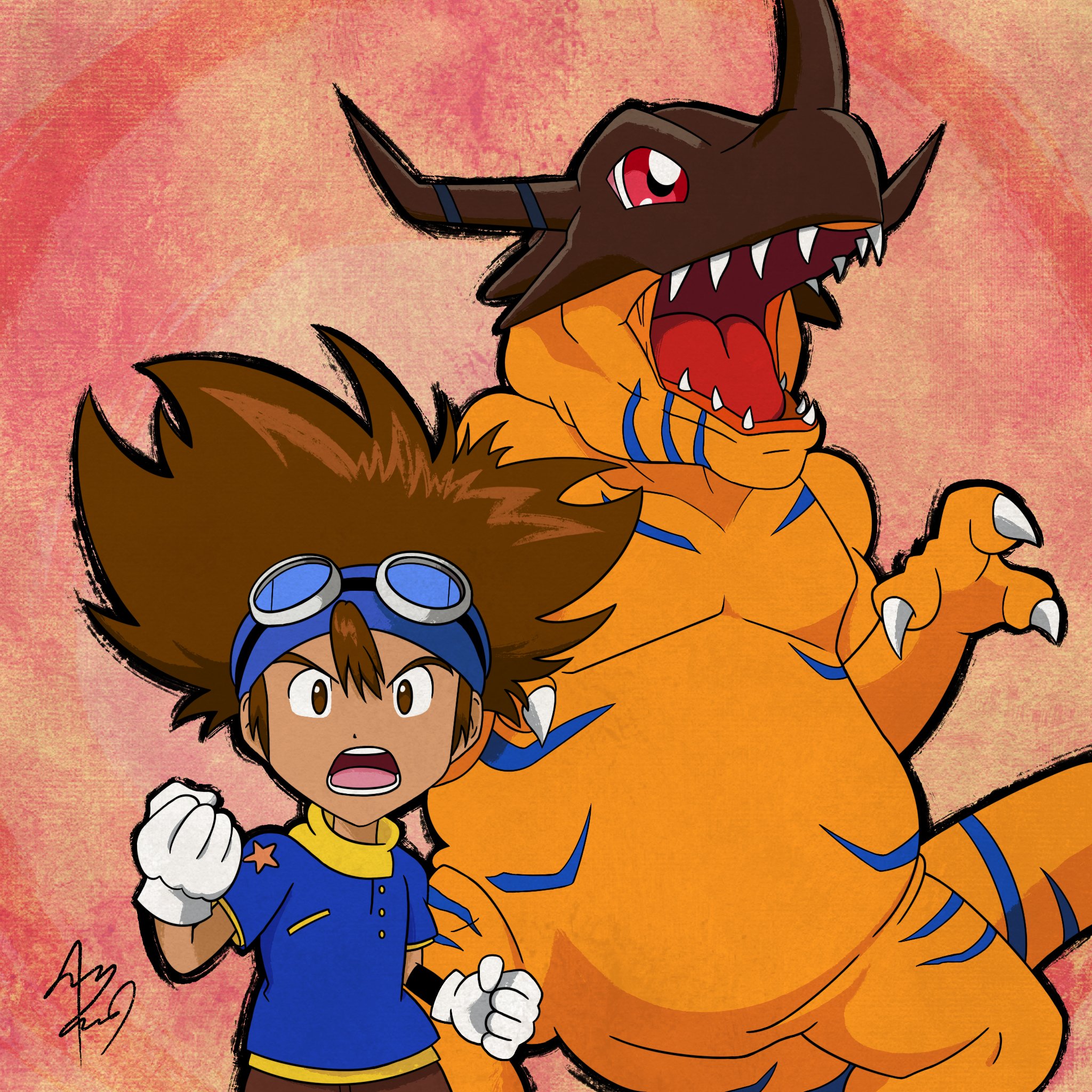 Abdullah Tai Greymon Digimon Adventure أبطال الديجيتال ابطال الديجيتال ديجيمون بروكرييت Digimon Digimonadventure Procreate デジモンの日 デジモン 8月1日メモリアル21 お台場メモリアル T Co Vzvmp1m1ju Twitter