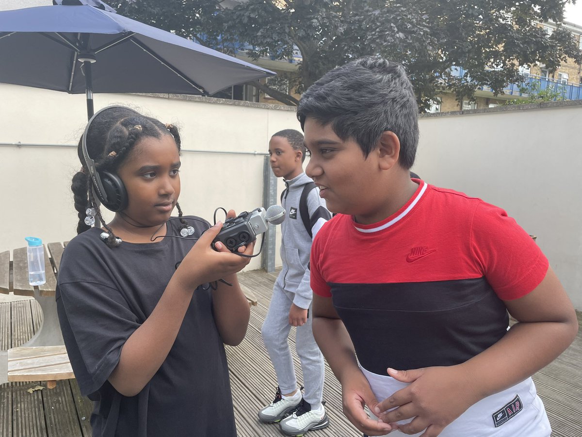 Movie Production-our young movie makers choose horror as their theme. Q &amp; A session at their film premiere of “Locked In” #summeractivities2021 <a href="/wfcouncil/">Waltham Forest Council</a>