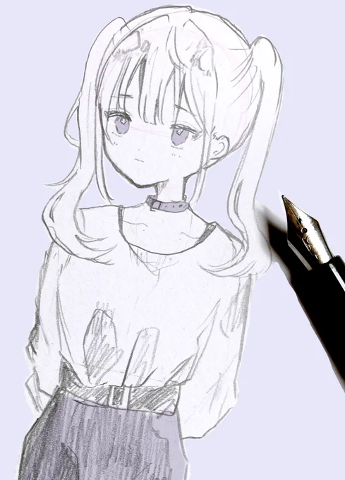 色塗りスランプだから落書きしかしてない 