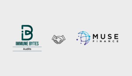 muse_finance's tweet photo. Our products are under auditing by a highly recognised smart contract auditor ImmuneBytes and will be ready to show soon! https://t.co/9zgUTE0IyQ