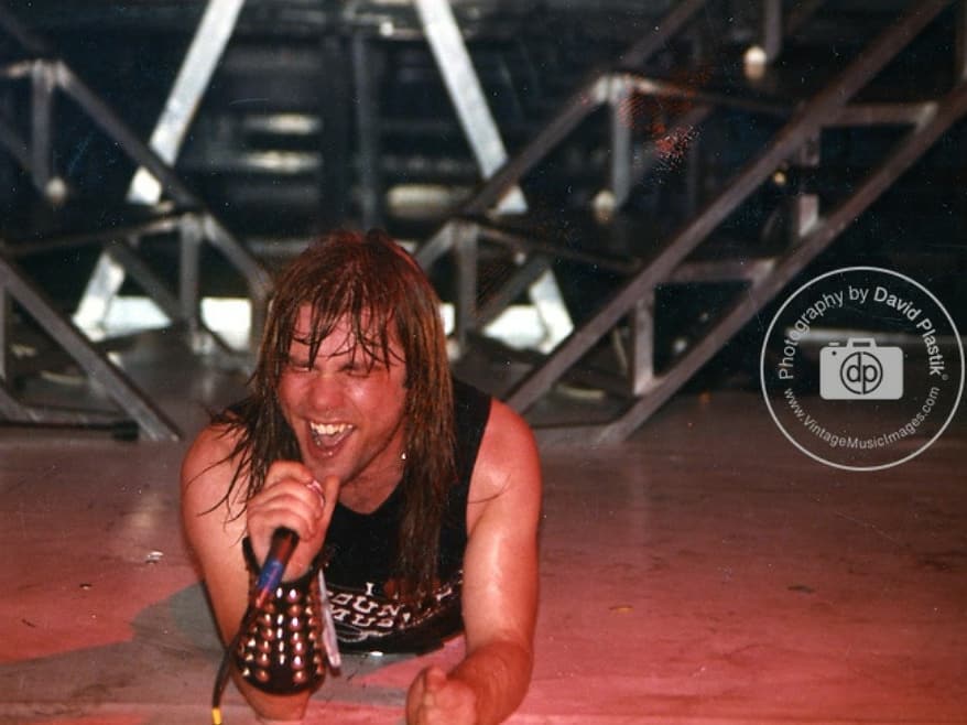 Happy Birthday Bruce Dickinson. Singer for Iron Maiden & Samson. I took these pictures in 1982. 