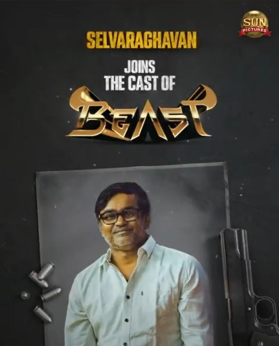 ActorVijayArena's tweet photo. Keep your Expectations high, sure this Combo gonna be a Blast in Theatres !🔥 #Beast @actorvijay @selvaraghavan #BeastCastUpdate @BeastFilmTeam #பீஸ்ட் https://t.co/ibnjxykhKe