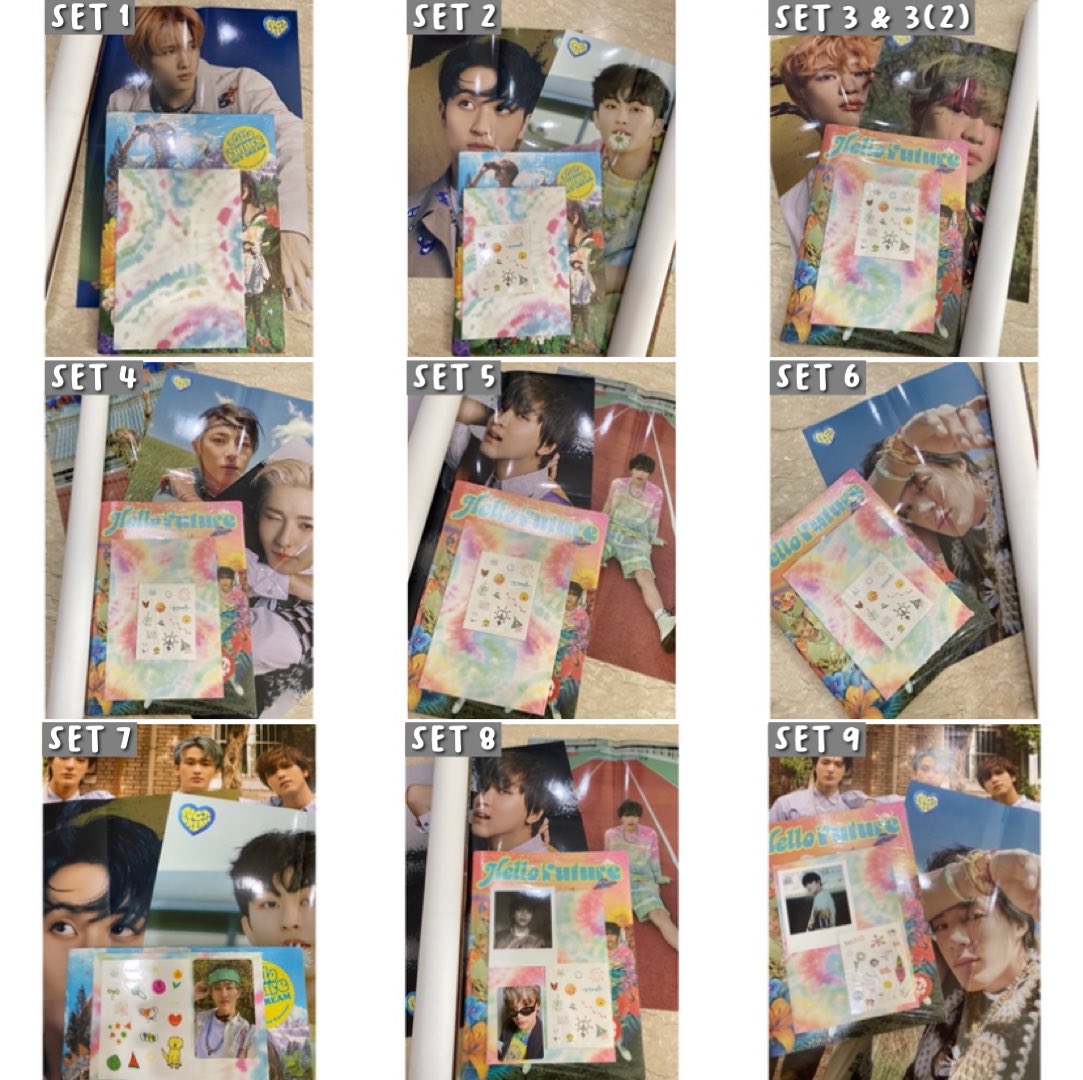 pjslov's tweet photo. [ wts / want to sell / lfb ]
nct dream hello future album sets 
*details &amp; prices on photos below

💭 jakarta based
🛒 co sh*pee (freeong) / manual 
dm for further details &amp; any inquiries ! 

t. helfu pola polaroid fp folded poster pc agent jisung mark chenle renjun jeno haechan https://t.co/xPze73FozO