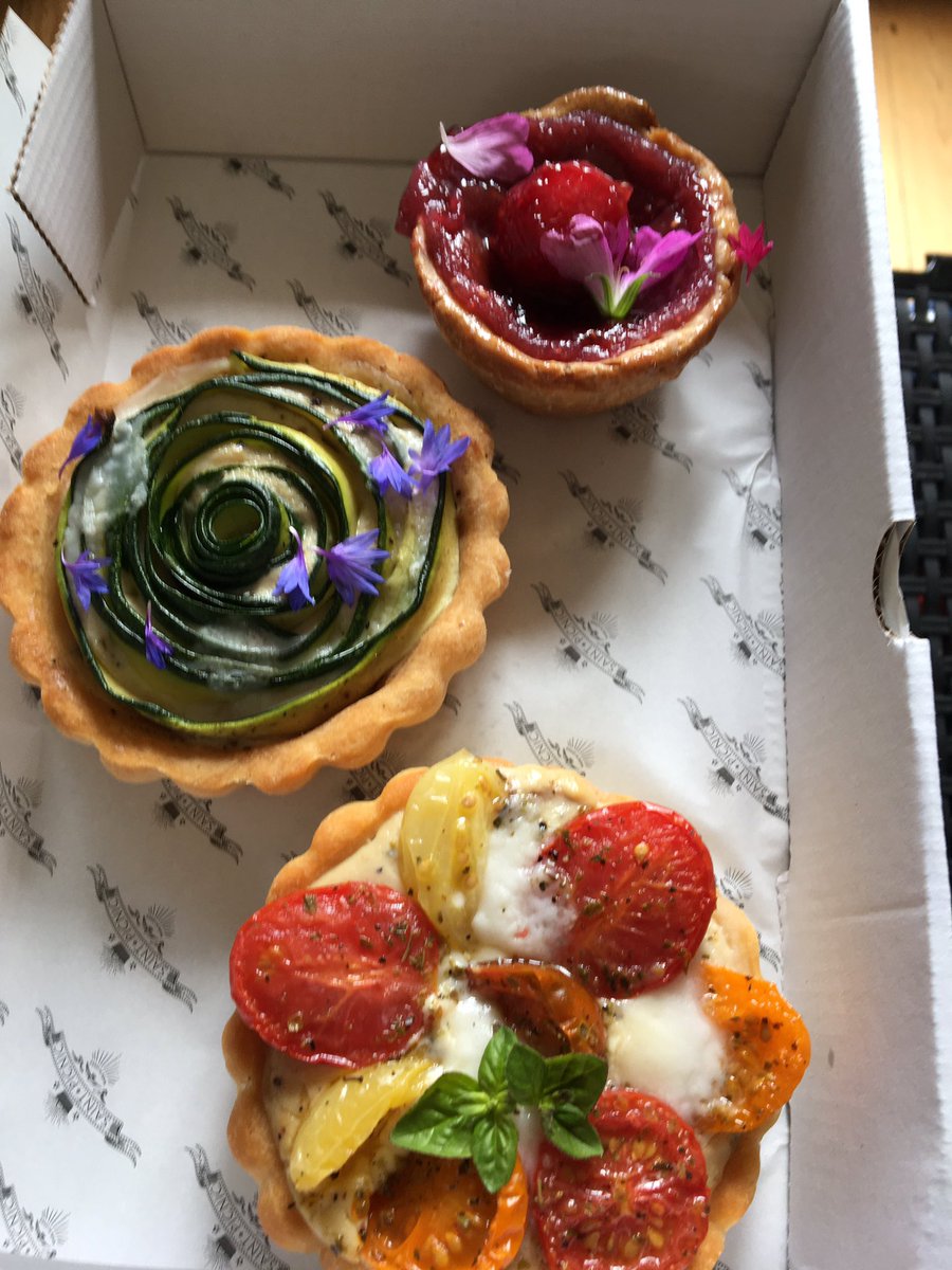 It certainly got me out of bed. Have had the Cairovan wrap &amp; a raspberry tart already but my problem is are these tarts too beautiful to eat