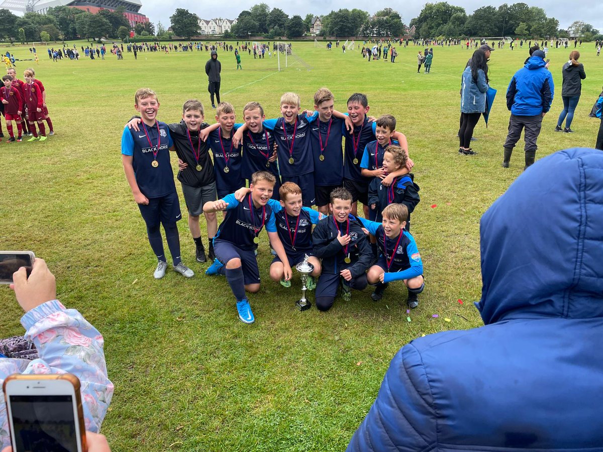 black_jfc's tweet photo. Last ever game for our team today. Been an amazing 5 years with brilliant memories. Made up for the boys signing off with a 3-0 win in a cup final and wish them all the best for the future. Well done lads! https://t.co/jcu6HEa2s0