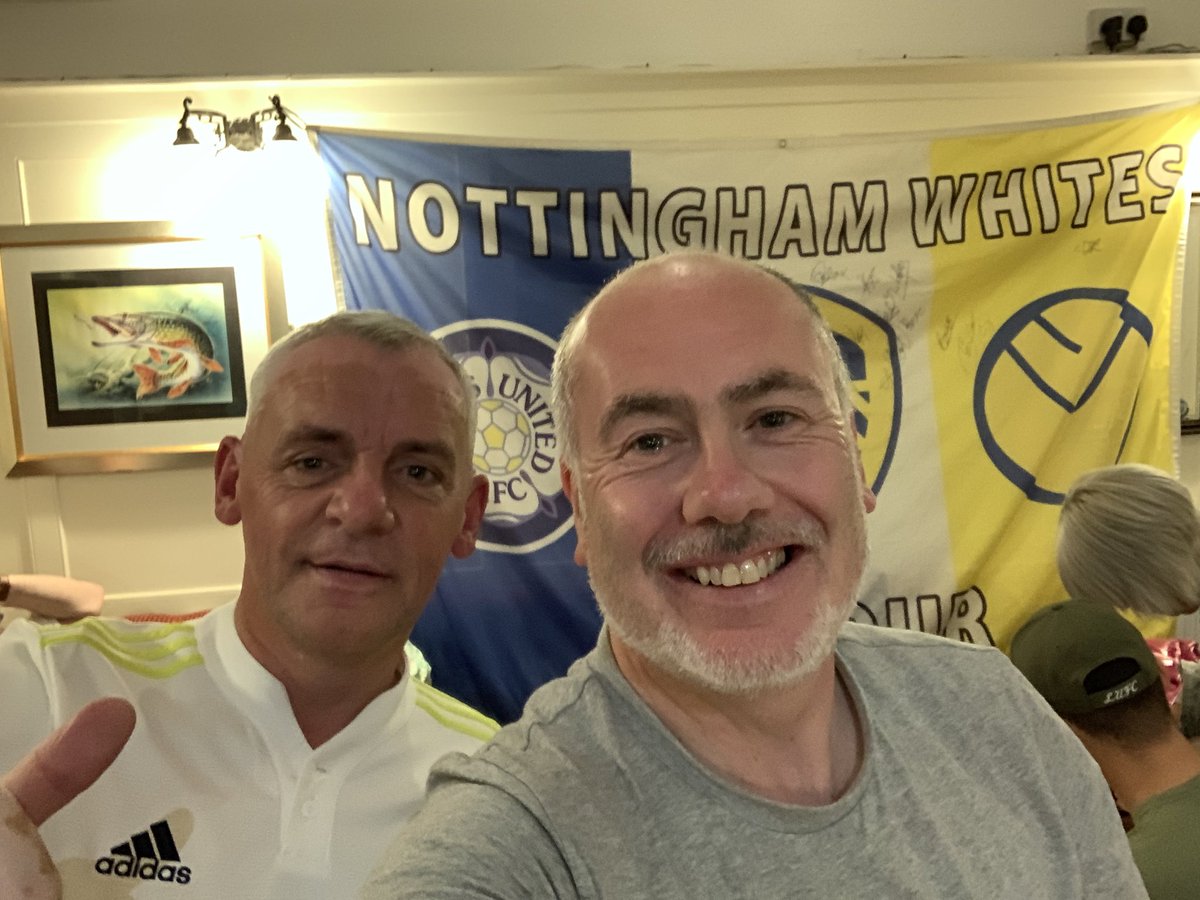 stuart_baird's tweet photo. Great night with fellow Notts #lufc fans. Just can’t wait to get back to Elland Rd. @lufcprog @NottmWhites https://t.co/4md9nJOnHJ