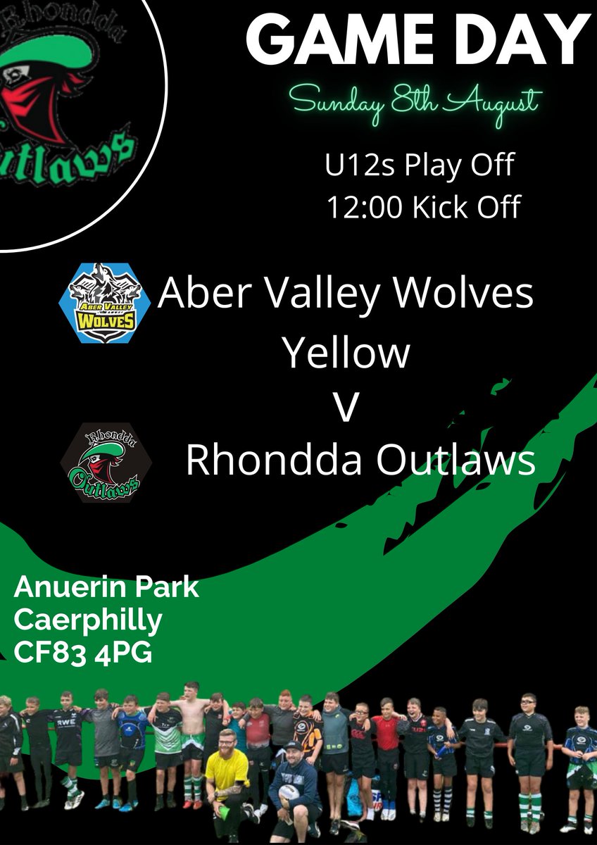 Our U12s are away against @AberValleyW tomorrow in a crucial play off match. Kick Off - 12:00 Anuerin Park Caerphilly CF83 4PG Gets yourselves down there to cheer on the boys.