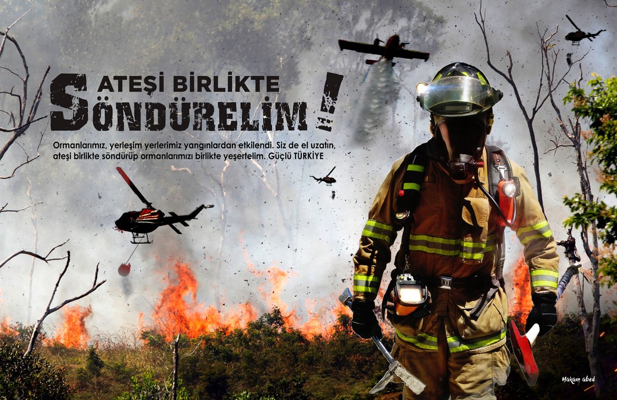 ATEŞİ BİRLİKTE SÖNDÜRELİM!
#GEÇMİŞOLSUNTÜRKİYE