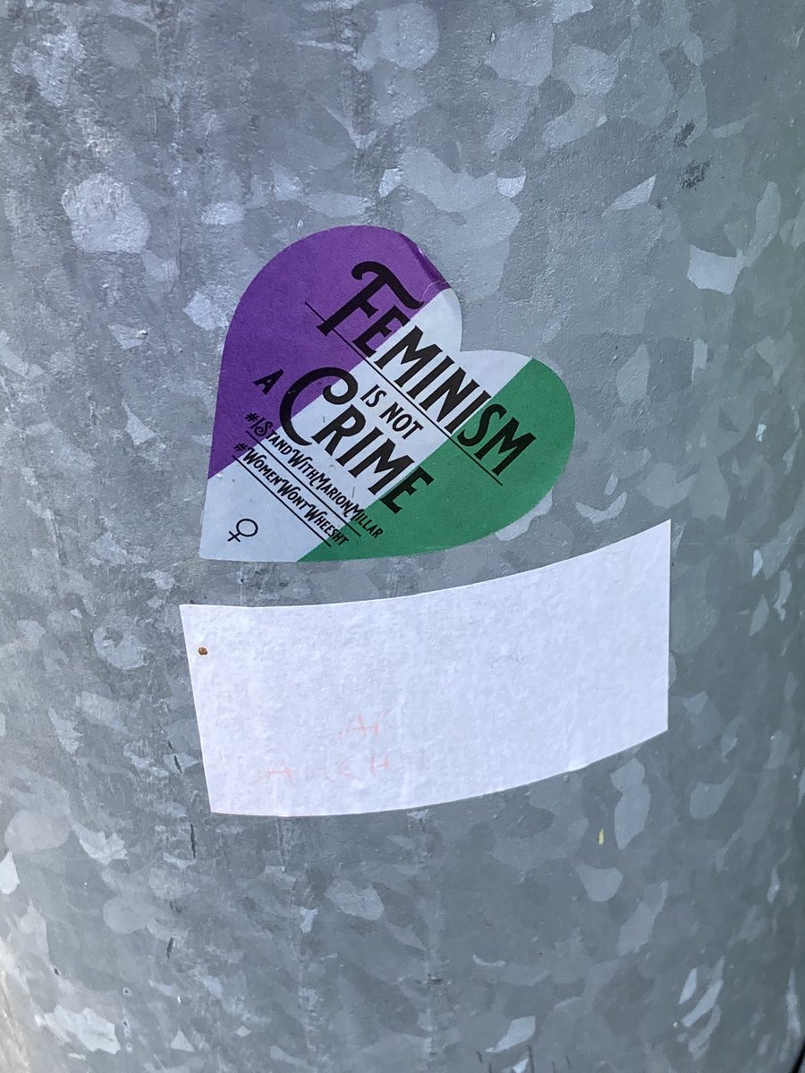 This is on a lamp post outside my house in Exeter. Thank you on behalf of my 10 year old daughter.