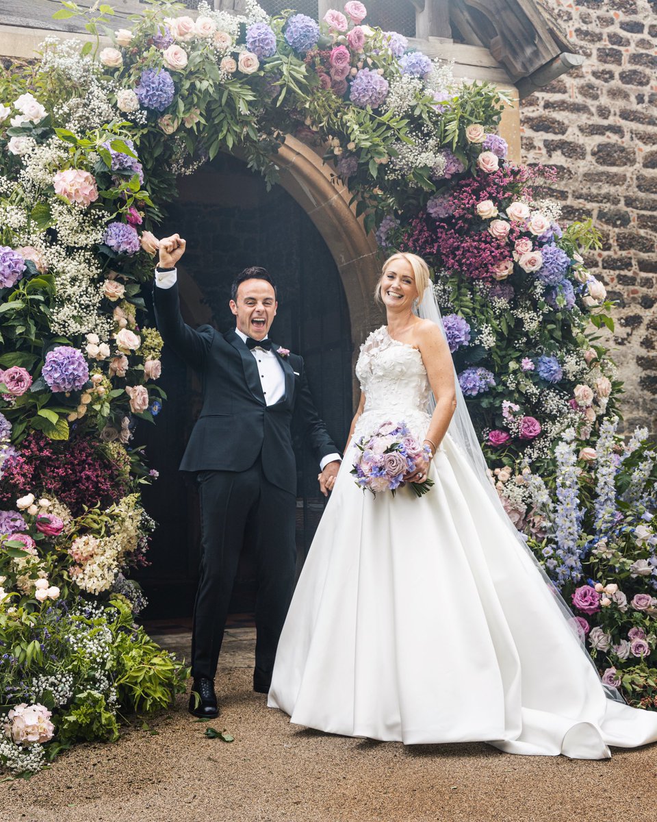 antanddec's tweet image. Mr and Mrs McPartlin!! ❤️