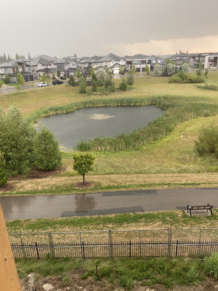 Datsyuk_what's tweet image. I just witnessed lightning hit this pond 50 feet away from me.
Loudest thunder I’ve ever heard