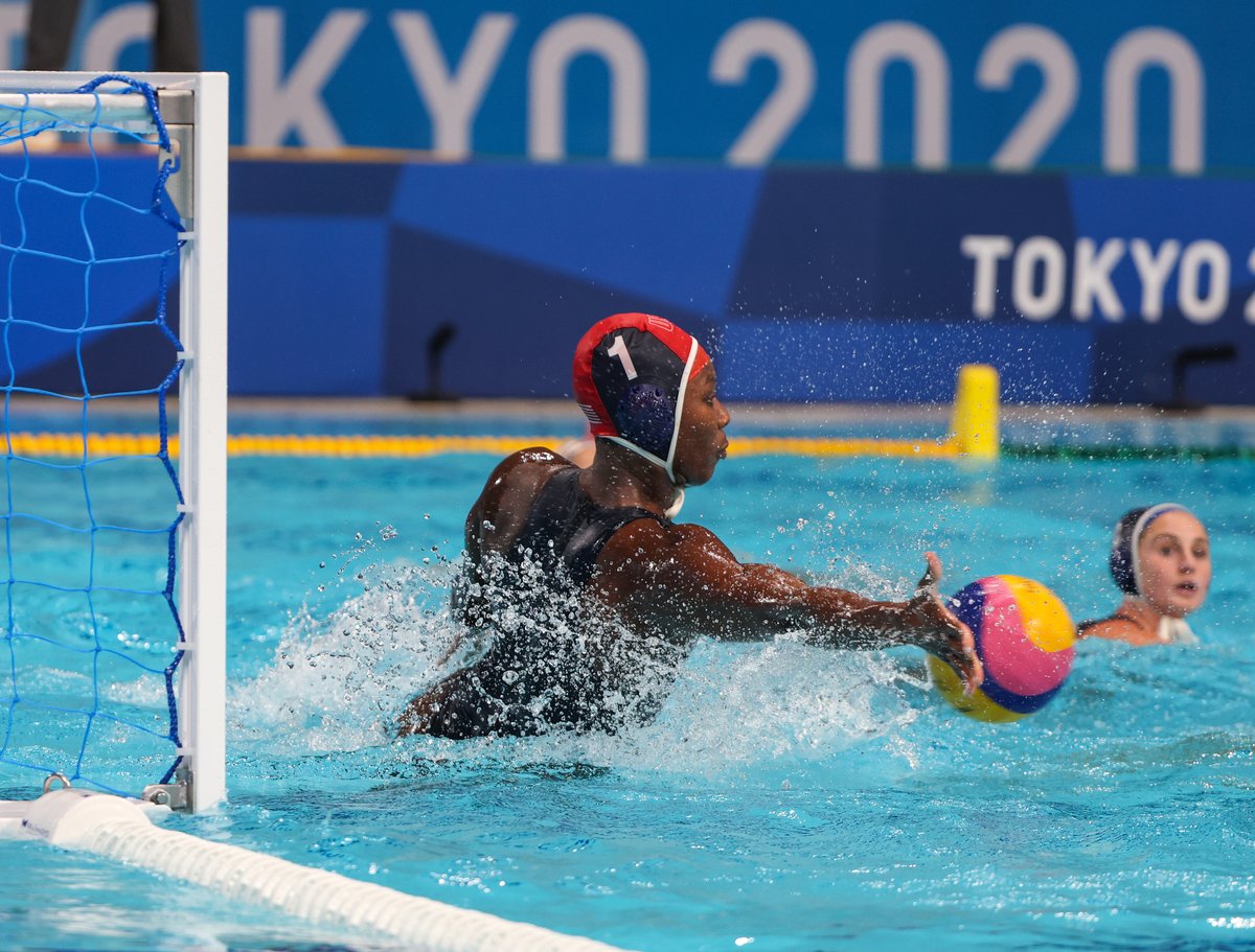 The USA Women now improve to 134-4 since the Rio Olympic Games as they win their third straight Olympic Gold Medal. Their win over Spain set the record for margin of a victory in a final. <a href="/theAshJohnson/">AshleighJohnson</a>'s 80 saves in Tokyo is a new record for most stops at the #Olympics.