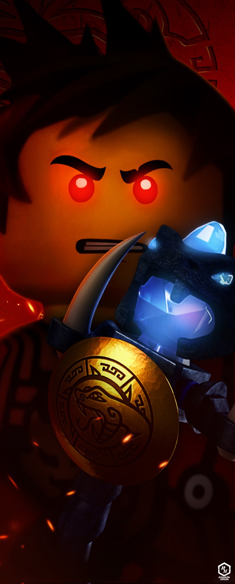 Ninjago Kai fire ninjago HD phone wallpaper  Peakpx