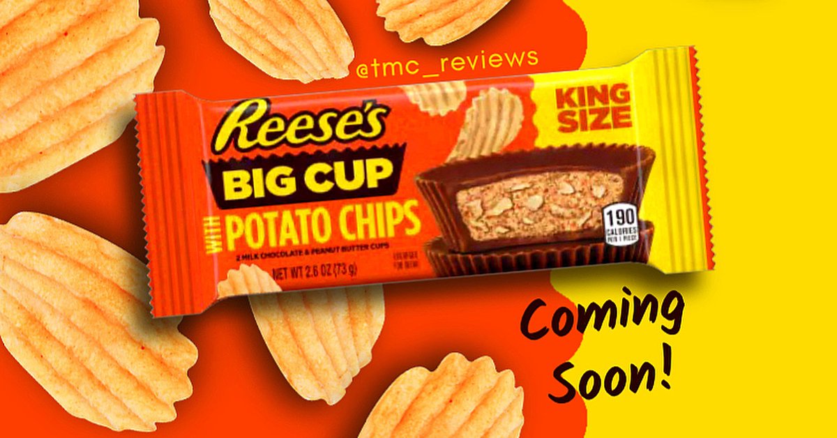Get hyped cause #New <a href="/Hersheys/">HERSHEY'S</a> <a href="/Reeses/">REESE'S</a> Big Cup Potato Chips might arrive earlier than expected! 

#Reesesbigcuppotatochips #hersheys #reeses #potatochips #reesespotatochips #yummy #tasty #delicious
