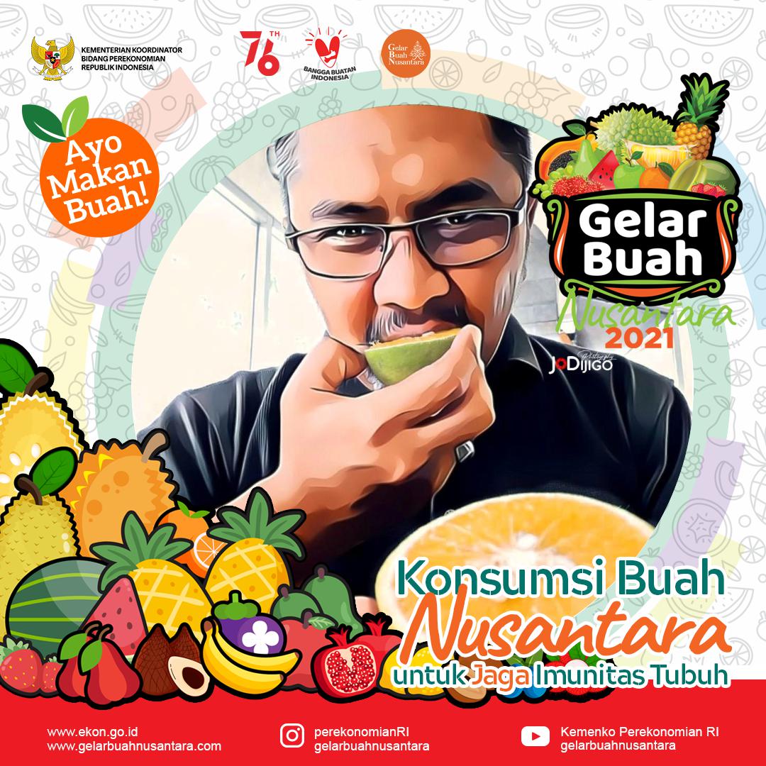 Jayalah Buah Nusantara #GelarBuah2021 #AyoMakanBuah #KonsumsiBuahNusantara #BuahUntukJagaImun #Merdesa | 🥏 <a href="/JODijigo/">Jodi H. Iswanto</a> <a href="/green_horti/">HORTI-GREEN Project</a> Gelar Buah Nusantara 2021 twb.nz/gelarbuahnusan…