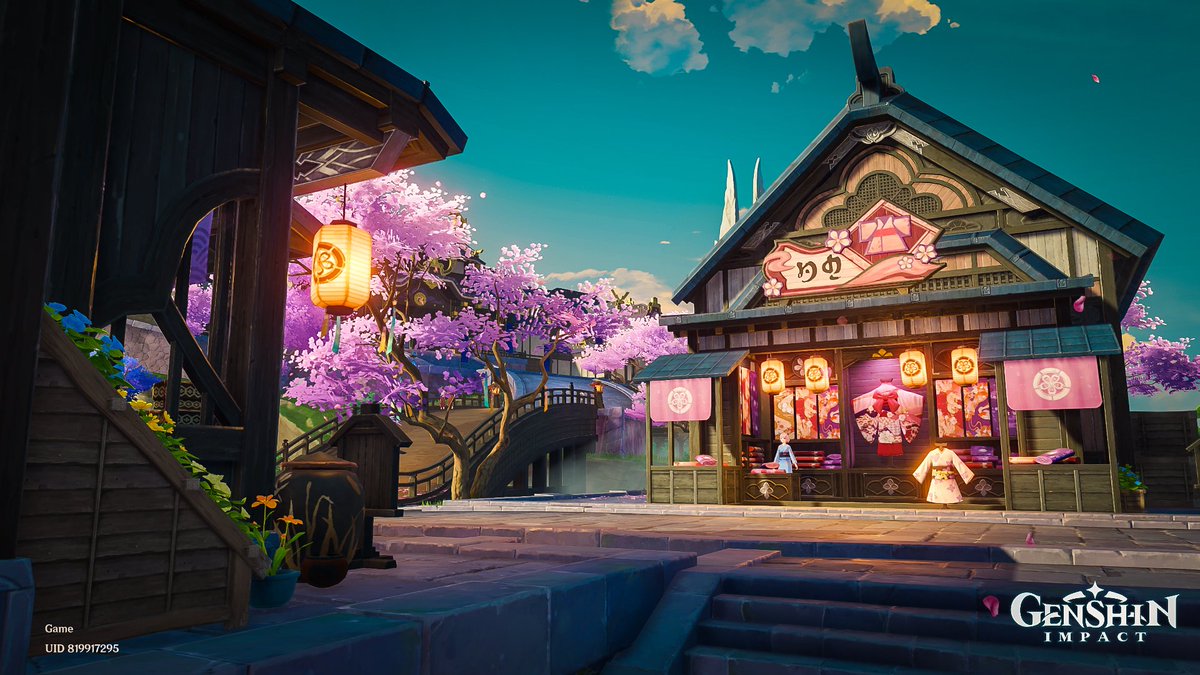 giriiiiish's tweet photo. #LightningHunt #GenshinImpact
@GenshinImpact 
Lightning Hunt - Inazuma Themed Photography Event
3.
The young girl's new clothes
Silk dyed in scarlet clouds

"What a view... How about a quick break so I can sketch this beautiful scenery" ❄ https://t.co/0IojpgtzAg
