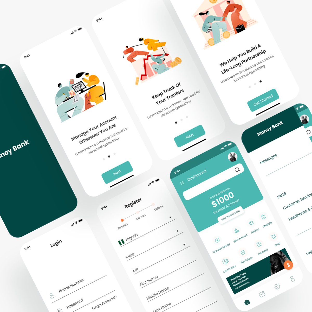 isaacojo_1's tweet image. #progressshot of the #mobilebanking app #uidesign in @figmadesign 

What do you think?
@HAFEEZOLAMIDE1 
@ozenua_uiux 
@raheemat_atata 
@druids01 
@evansakanno 
@digitalforus 
@leyeConnect