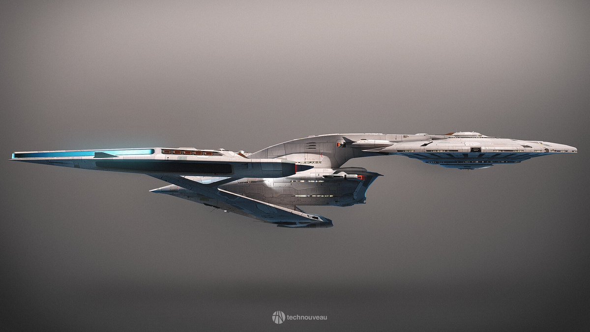 technouveau_art's tweet photo. USS Enterprise. #Technouveau #digitalart #digitaldesign #art #conceptdesign #photoshop #cgi #sciencefiction #productiondesign #aaagamesdev #digitalartist #blender3d https://t.co/06xJcunOHm