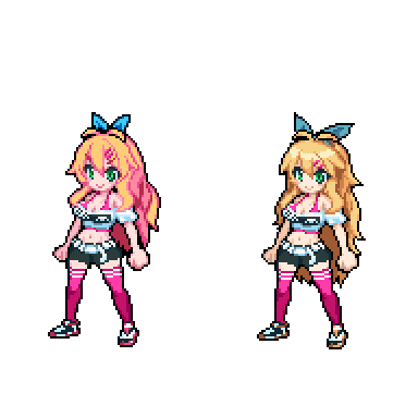 ゆかりさん D Voiceroidドット絵部 いなば置物のイラスト