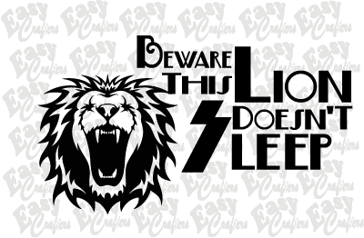 desirea's tweet photo. Beware This Lion Doesn't Sleep - vinyl cut file, svg, dfx by EazyCrafters https://t.co/FAoTp1pwNX via @Etsy https://t.co/ahQ7eGc4kC