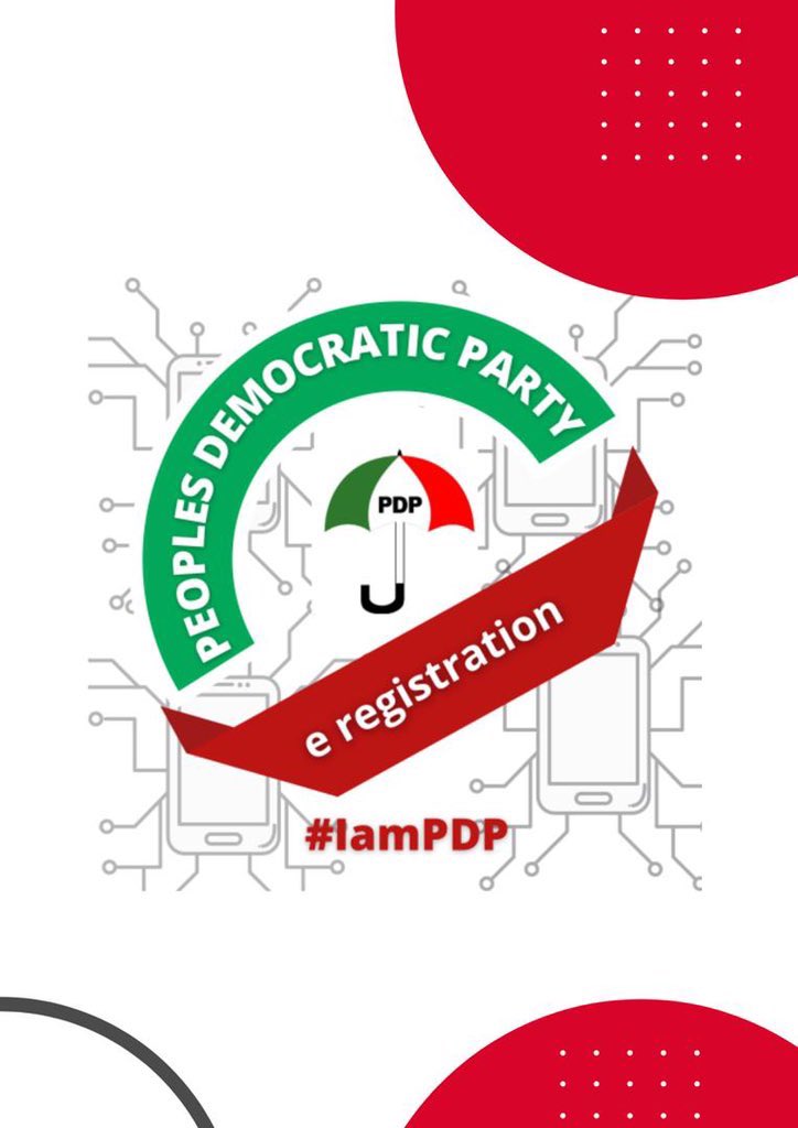 siimeony's tweet image. Can’t wait for the @OfficialPDPNig e-registration to start officially on the 9th of August . It’s time to be part of a political party so we can collectively kick out Buhari and APC in 2023 😅. #iampdp