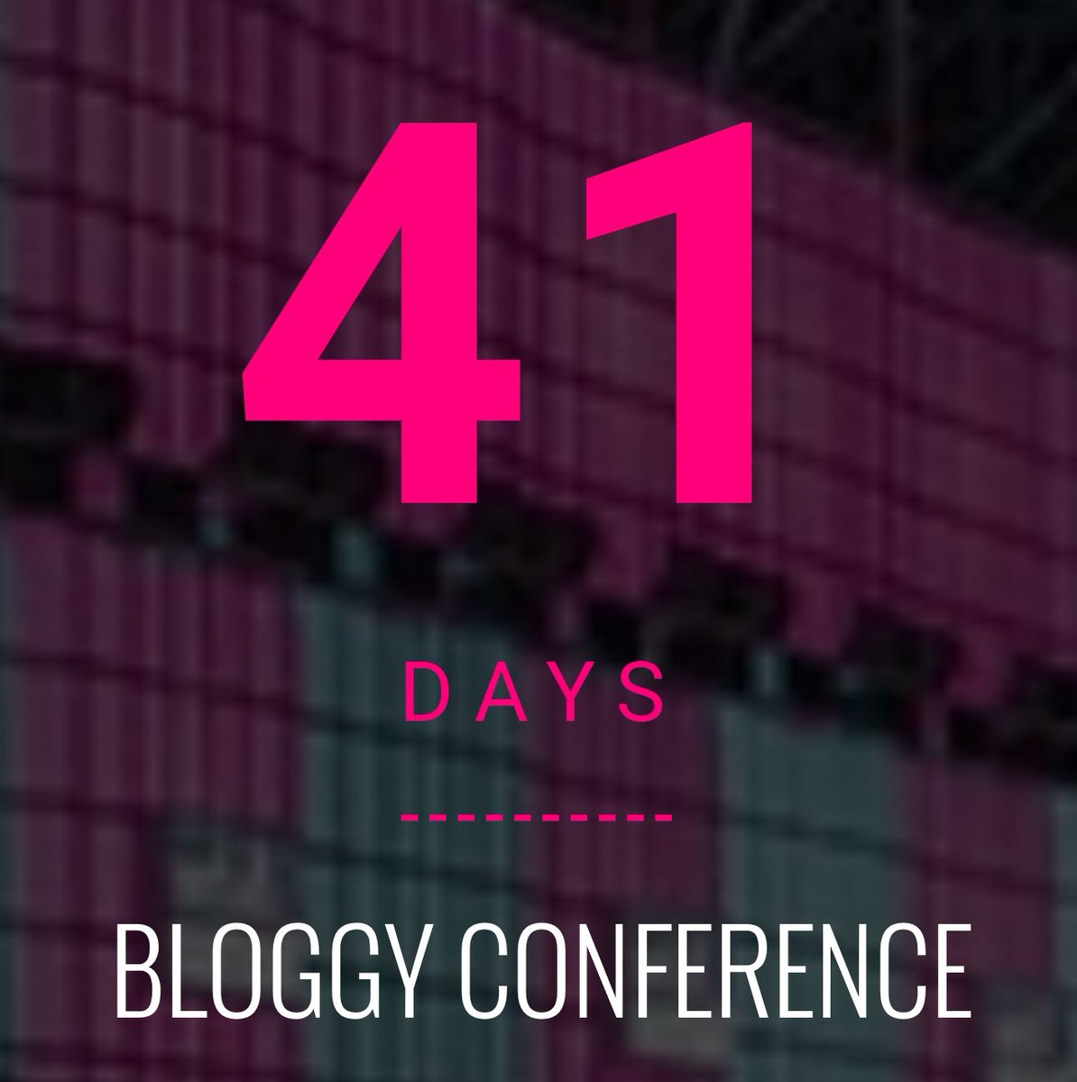 herfaveshopping's tweet photo. 41 days until Bloggy Conference 2021!
Don't forget to reserve your seat!
https://t.co/97FdQirwAV https://t.co/53vJApzRrA