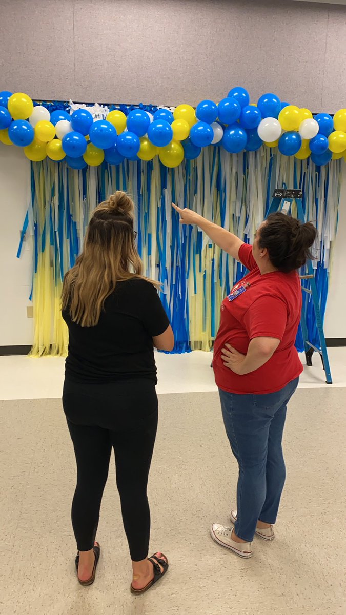 What do you do Friday at 4:30? You get PD week ready! Can’t wait to have all our staff together! Big shout out to Brooke Tucker for all the planning and hard work she put in, to make this happen! #welcomebackeagles