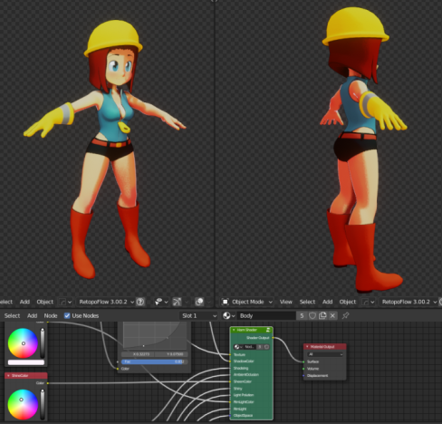 Here is the shaders on angie from NerfNow.   Really neat this is my First Sorta TF2 related model. XD<a href="/tag/3dmodel"class="tags"><span>#3dmodel</span></a><a href="/tag/tronbonne"class="tags"><span>#tronbonne</span></a>