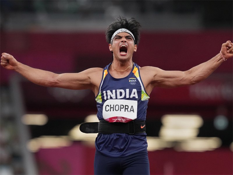 #नीरज_चोपड़ा  won a historic gold medal in men's javelin throw to make the Tokyo 2020 Games India's best ever Olympics campaign.
#Cheer4India #Tokyo2020 
#JavelinThrow #Gold 
Congratulation #IND