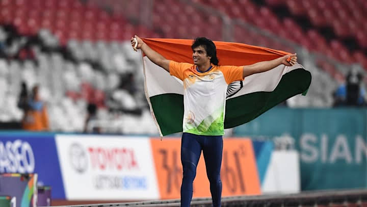 IqbalKashmiri13's tweet photo. Heartiest congratulations #NeerajChopra. You made us proud. We're proud of you. 

#TokyoOlympics2021 https://t.co/5C7SMllUzZ