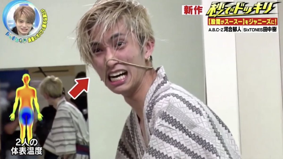 まりん様用 田中樹 向井康二 この顔、向井康二にしか見えないんだけど笑笑 #SixTONES #田中樹 #向井