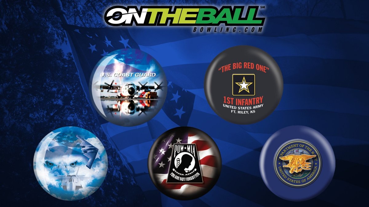 otbbowl's tweet photo. ⚓Our heroes series wouldn't be complete without honoring the men and women who serve in all branches of our armed forces.🎖️ View the full selection of 10 unique designs here:

https://t.co/Vehdx9Fbs8

#OnTheBall #OnTheBallBowling https://t.co/4JrxbndOjt
