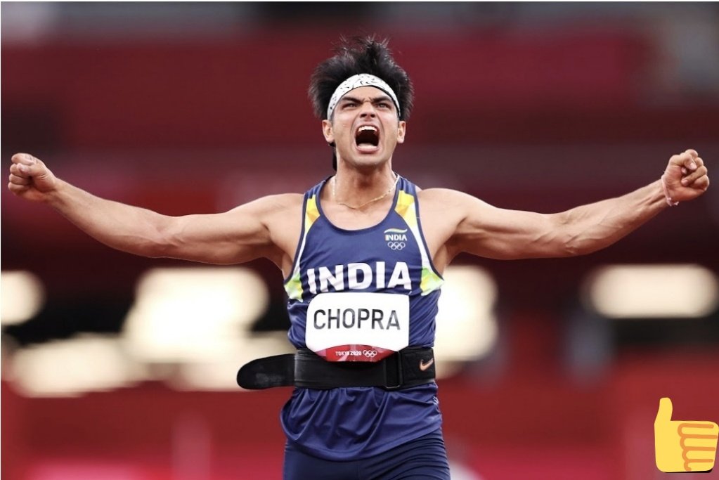sac8833's tweet photo. What a terrible performance....
Gold in javline throw .
Proud moment for all Indians.
Jai Hind....@PMOIndia @NBCOlympics @Media_SAI https://t.co/tLyG5NP8UY