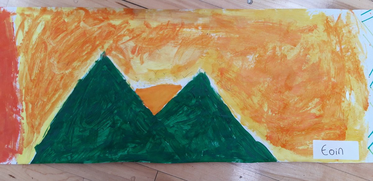 OgrasOgras's tweet photo. Ealaín iontach! @ForasnaGaeilge @GlornanGael @CnaG @mayotourism @ScoilAcla @achilltourism @RTERnaG #anghaeltacht #ogras #AnGhaeilge #campaisamhraidh #summercamps #Gaeltacht https://t.co/ZtyeddwJ7C