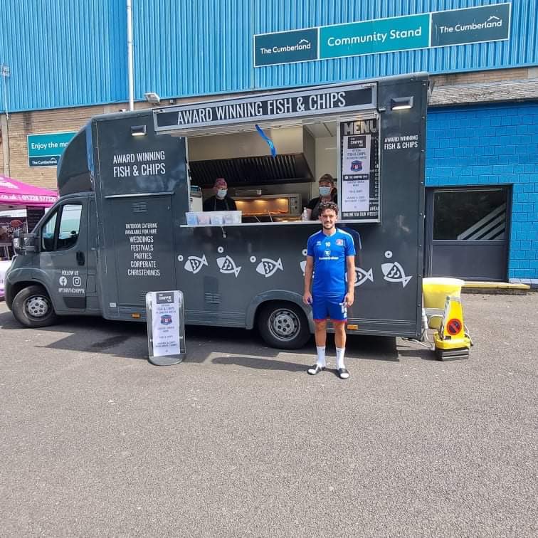 Good Luck <a href="/officialcufc/">Carlisle United</a> let’s bag a winner. The Chippie Van is here and raring to go. Come on down and get your chippie fix #chippievan #chips #fishandchips <a href="/newsandstar/">News & Star</a> <a href="/CumbriaCrack/">Cumbria Crack</a>