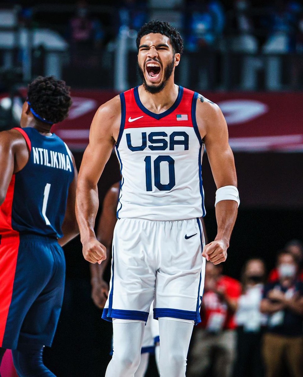celtics's tweet photo. Gold Medal Jay 🥇🍾

@usabasketball x #Tokyo2020 https://t.co/GTPqhLidzh