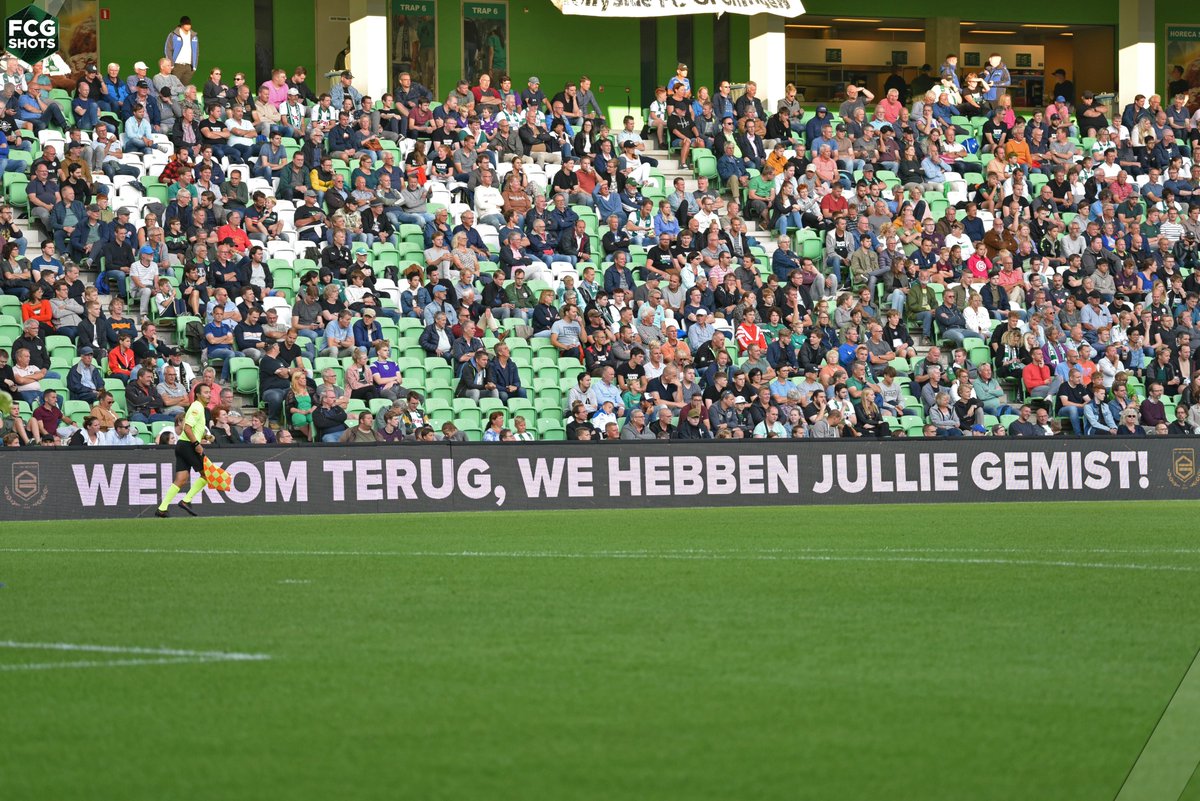 FCGShots's tweet photo. 𝙒𝙚𝙡𝙘𝙤𝙢𝙚 𝙗𝙖𝙘𝙠! 🍀
#FCGroningen #groven https://t.co/DsJWX2tFY2
