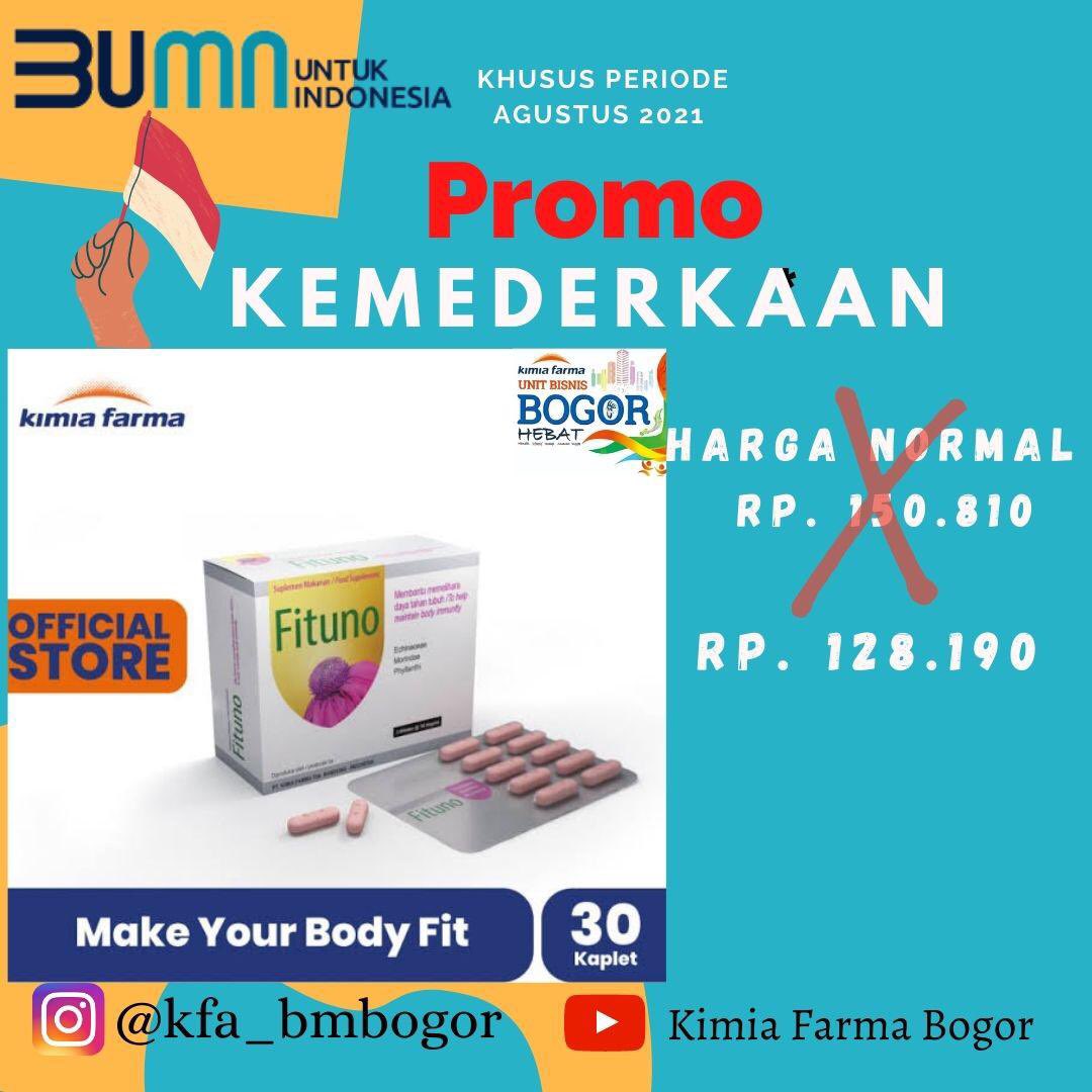 KaeF7Juanda's tweet photo. "Hi, Sahabat Kaef!

Jangan lewatkan promo hari Kemerdekaan Diskon Fituno 15 %
Fituno bantu menjaga daya tahan tubuhmu supaya #JanganSampaiSakit 
Selain Fituno masih banyak diskon menarik lainnya lho, Grab it fast!🥳 https://t.co/Uw2Dd77cXT