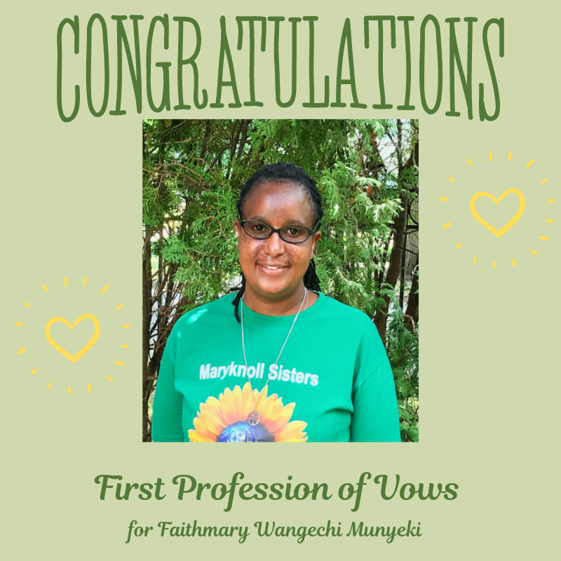 MaryknollSister's tweet photo. Please help us give a warm welcome to our newest #MaryknollSister , Faithmary Munyeki who is making her #FirstVows tomorrow! 🤩
𝐓𝐨 𝐯𝐢𝐞𝐰 𝐭𝐡𝐞 𝐂𝐞𝐫𝐞𝐦𝐨𝐧𝐲 𝐋𝐈𝐕𝐄 𝐭𝐨𝐦𝐨𝐫𝐫𝐨𝐰 𝐚𝐭 𝟏𝟎:𝟎𝟎 𝐚.𝐦. (𝐄𝐒𝐓) 𝐜𝐥𝐢𝐜𝐤 𝐡𝐞𝐫𝐞 https://t.co/NjAw1kHMcz https://t.co/1MTMt6ttPu