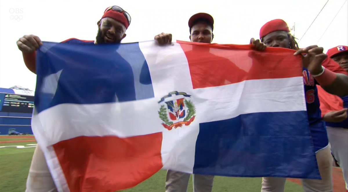 TigresdelLicey's tweet photo. Cerramos con broche de bronce 🥉nuestra participación en los Juegos Olímpicos Tokio 2020.

República Dominicana obtiene su primera medalla olímpica en béisbol ⚾️. ¡Día histórico!

¡Arriba la patria 🇩🇴! https://t.co/XimWjhLV8b