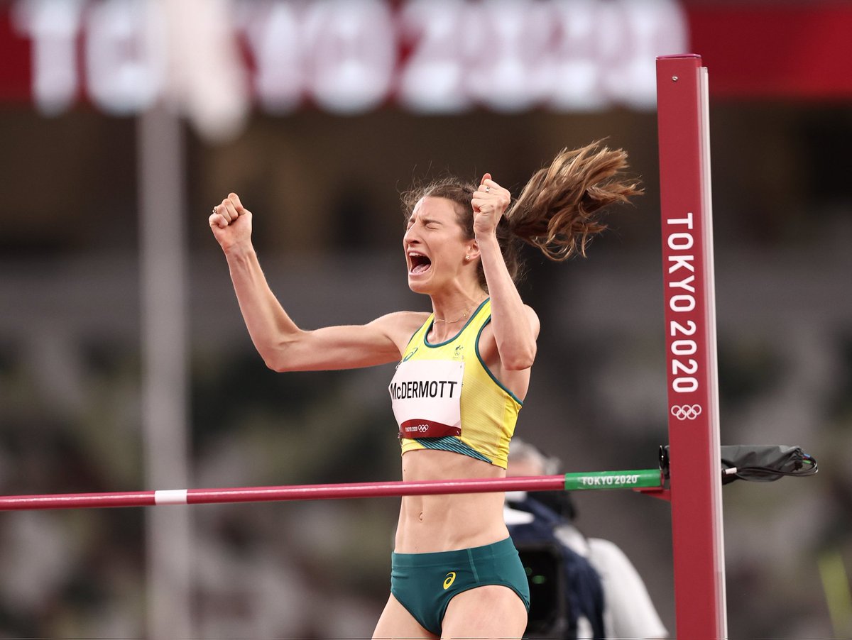 🥈 Silver Medal at the #Olympics 
🇦🇺 Australian Record 2.02m

Congratulations @NMcDermott201 
- you might need to change your twitter handle to 202 now! 

#TokyoTogether
#silver #OlympicGames