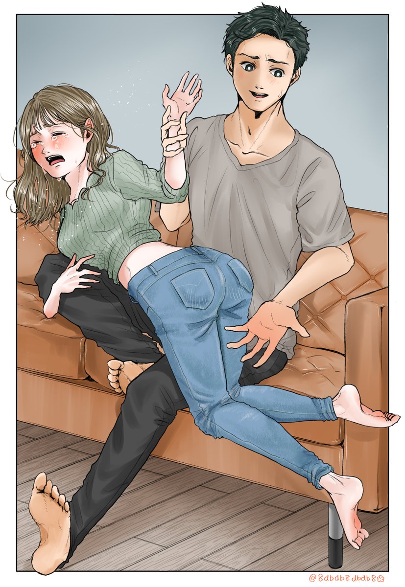 8dbdb8dbdb8's tweet photo. ジーンズの防御力👖（M/F）

Twitterに自分が描いた絵をまともに上げるの約2か月ぶりでびっくり…差分はもう少ししたらFANBOXに上げるので良かったら見てやってください☺️ https://t.co/5r1kLMIIGq