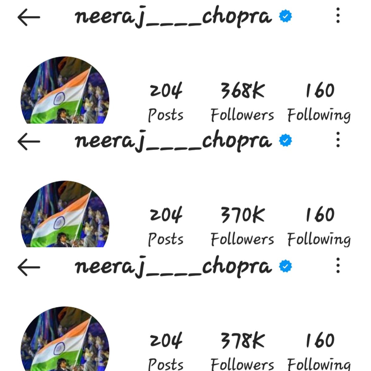 ROYAL_4917's tweet photo. People say success doesn't come overnight... That's false.... But for that particular overnight one has to strive hard during the time he has!!
Subedar Neeraj Chopra VSM
Sir u have made 1.4 billion hearts to beat with pride today.... Congrats sir💥🇮🇳 https://t.co/vVRMmNMj6P